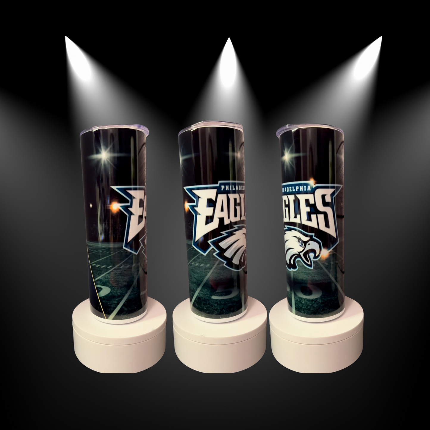 20 oz Straight Sublimation Tumbler - NFL Philadelphia Eagles