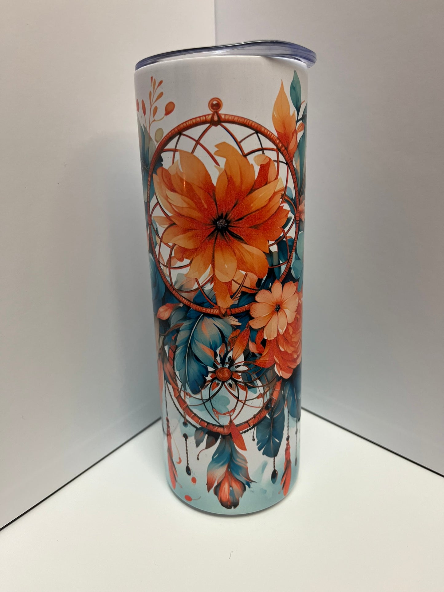 20 oz Straight Sublimation Tumbler - Dream Catcher