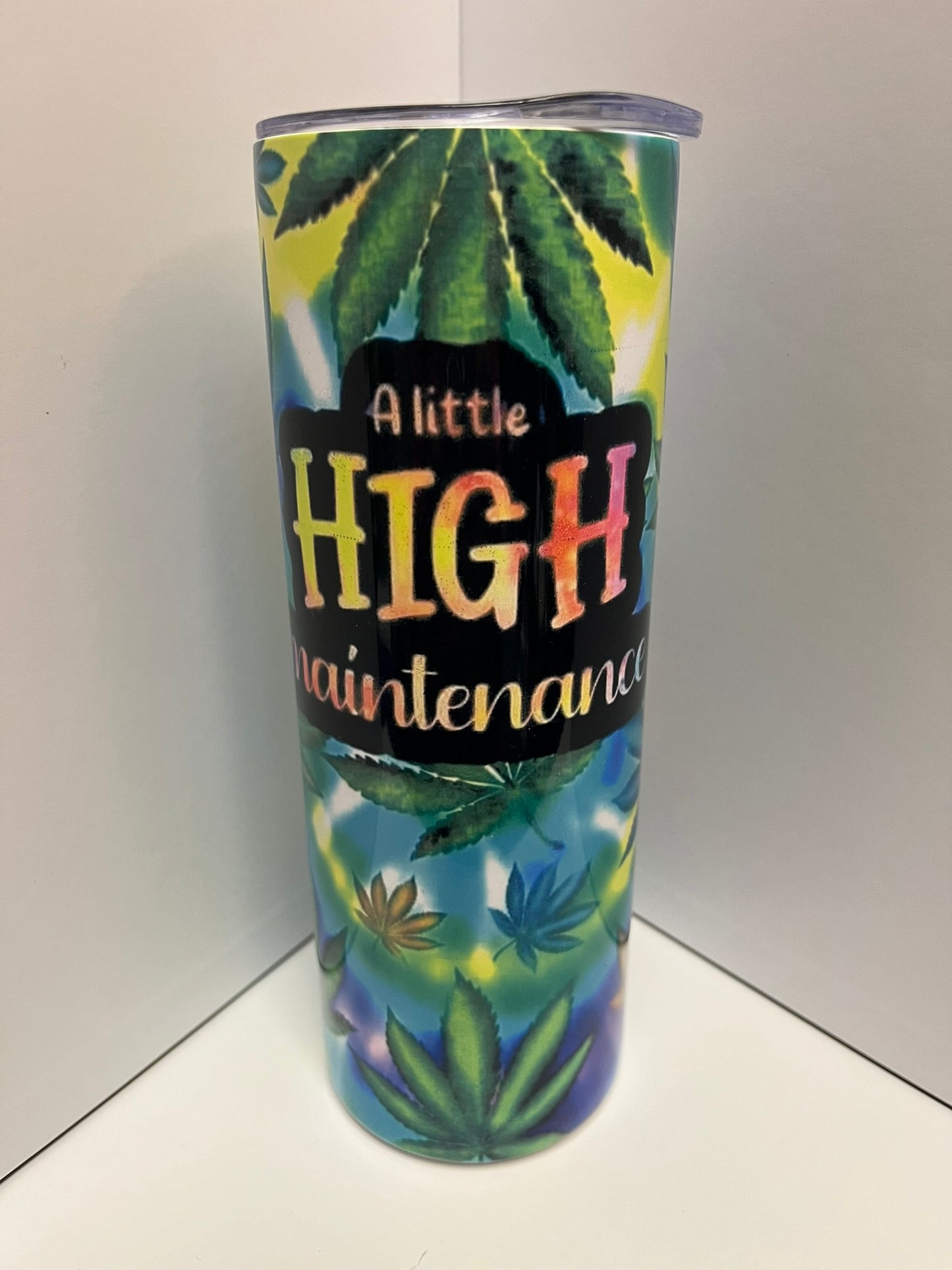 20 oz Straight Sublimation Tumbler - High Maintenance