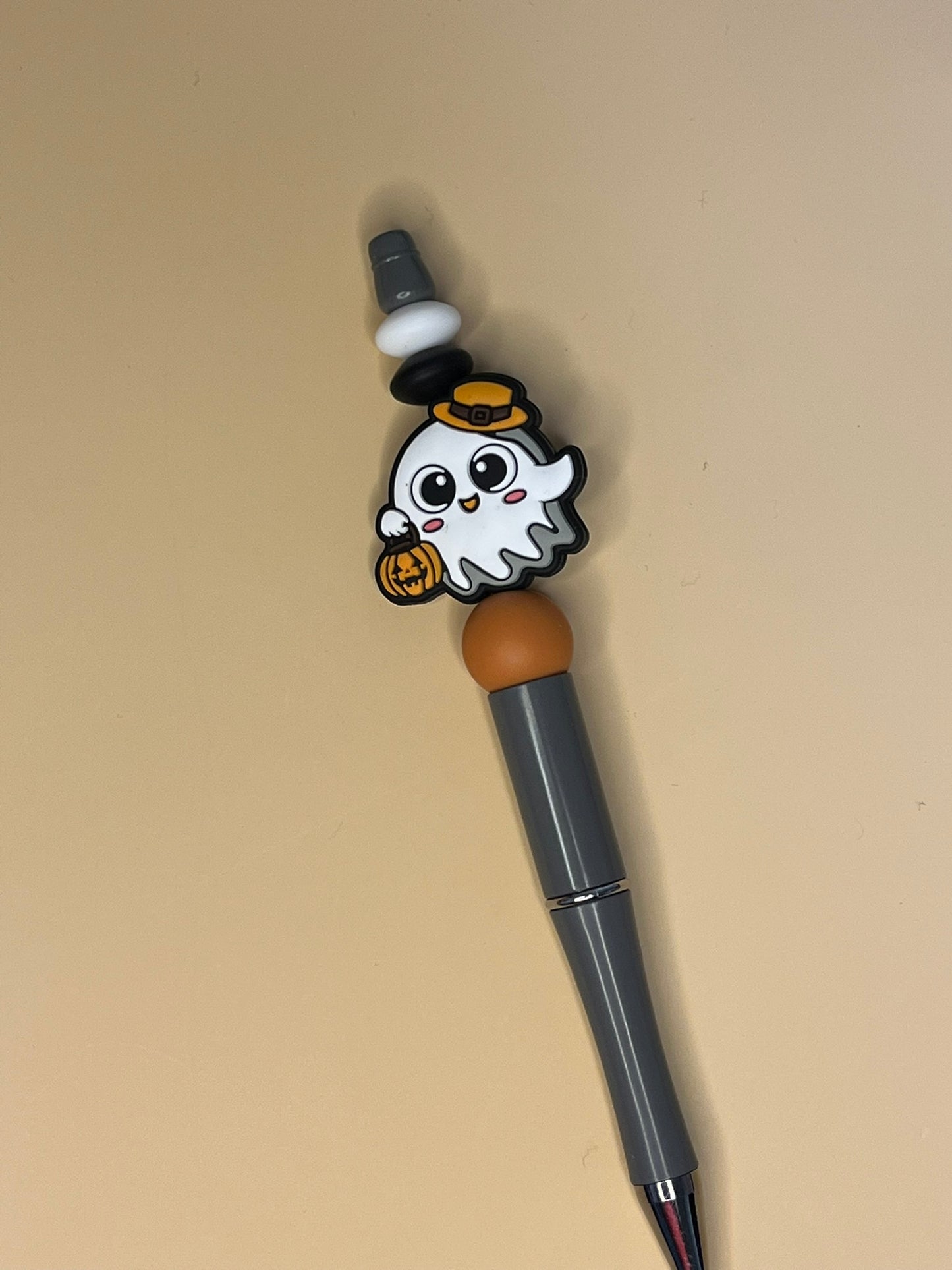 Cute Ghost Beaded Pen - $10