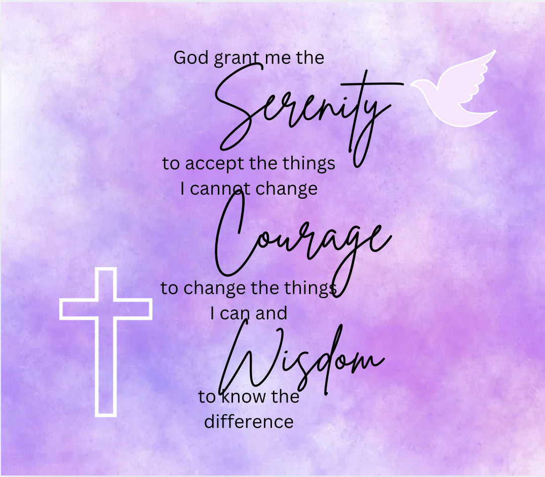 20 oz Tumbler - Serenity Prayer
