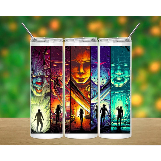 20 oz Sublimation Tumbler - Horror