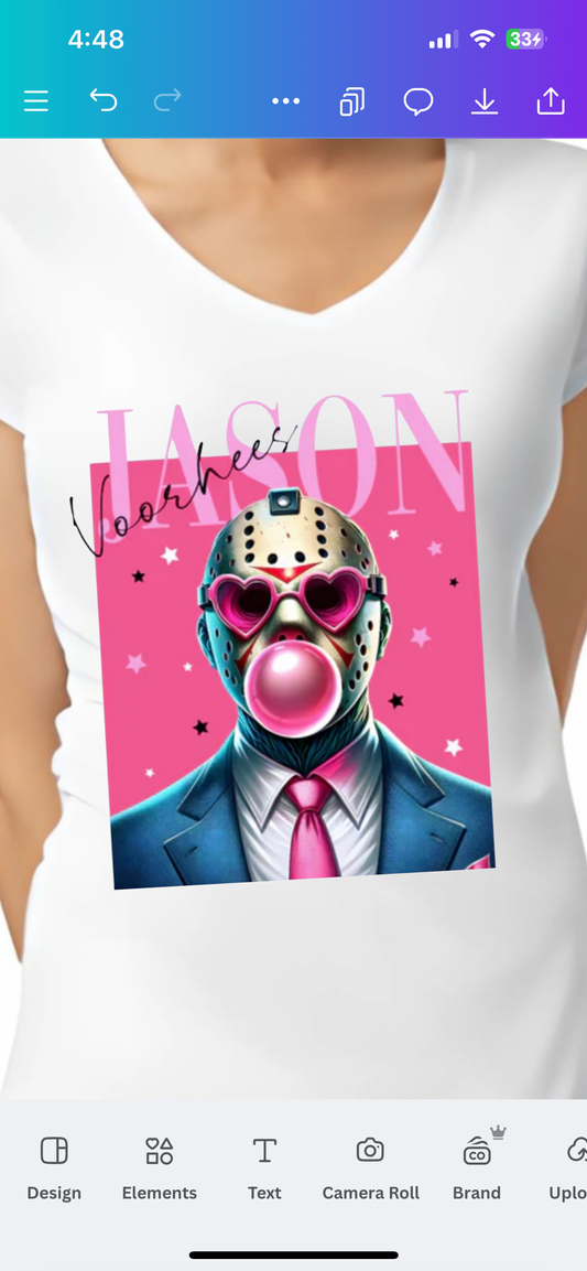Pink Bubble Horror Men T-Shirt