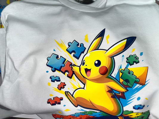 Autism Awareness Pikachu T-Shirt