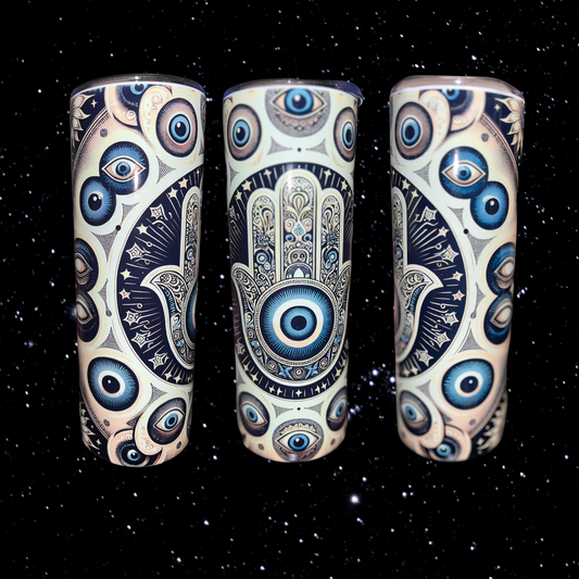 20 oz Sublimation Tumbler - Evil Eye