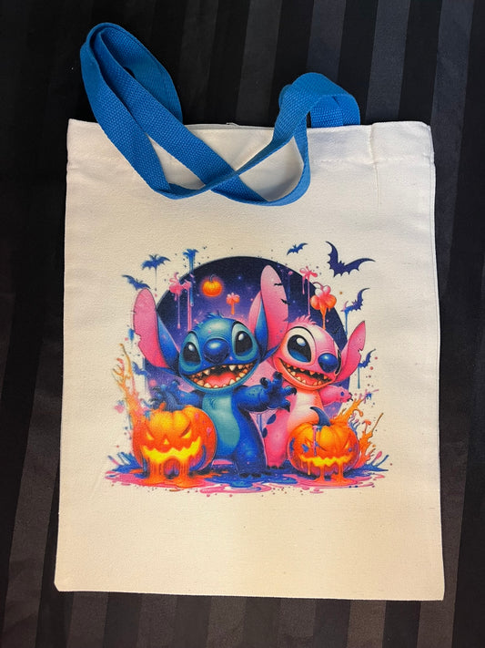 Stitch/Angel Halloween Tote Bag - $8